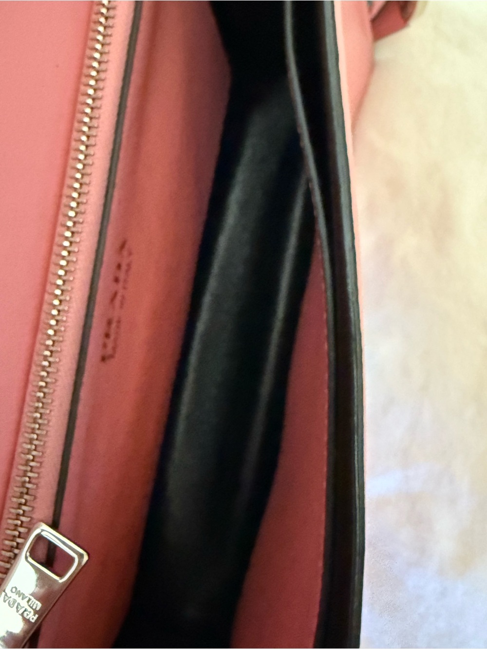 Prada Elektra 1BD120 Pink Studded Flap Shoulder Bag - Picture 15 of 16